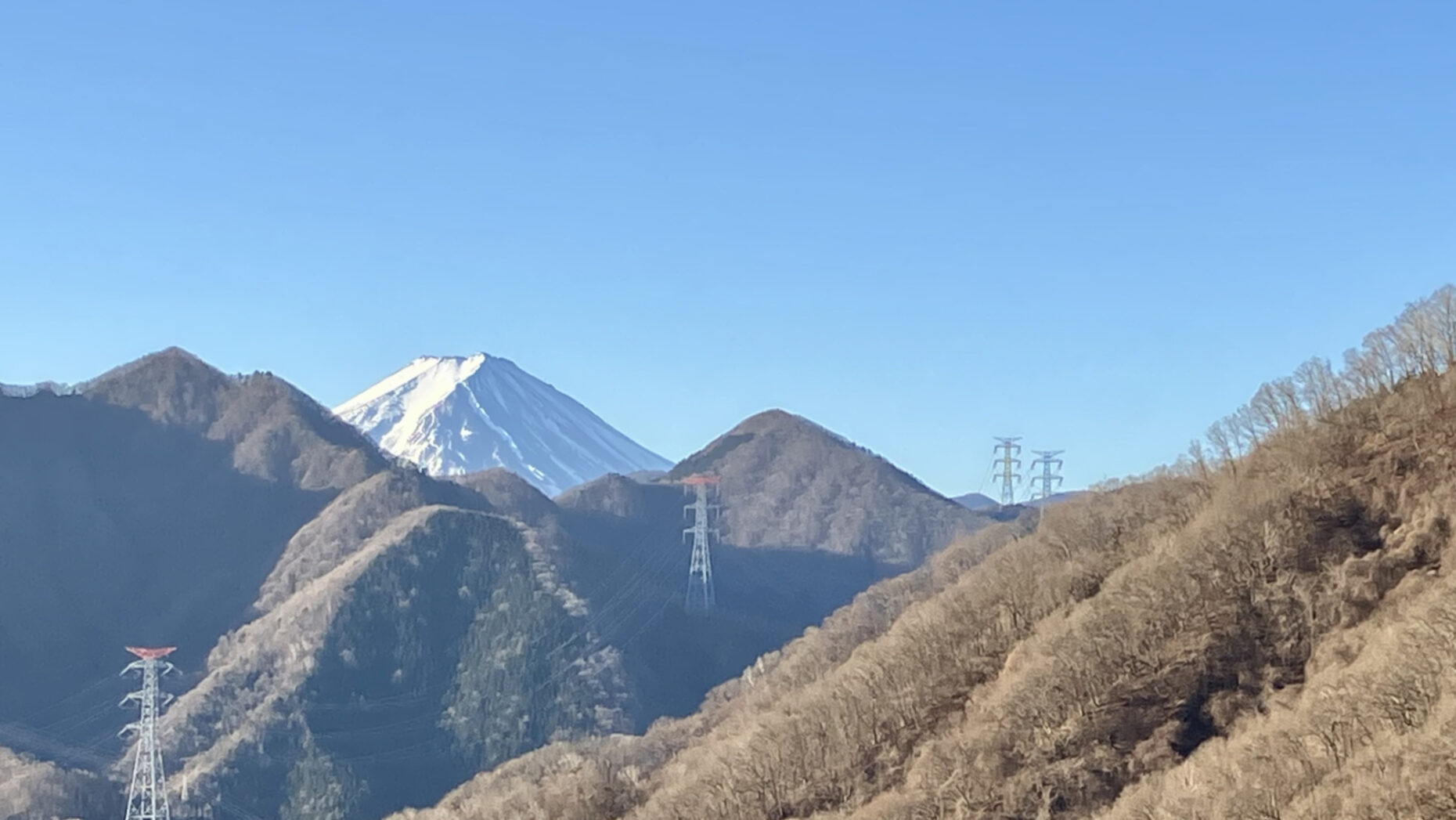 綺麗な富士山。